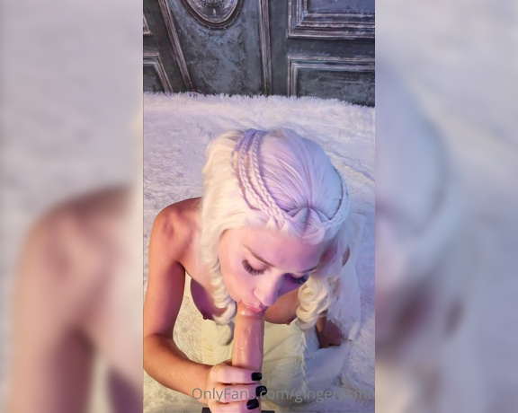 Megan  Ginger ASMR aka Gingerasmr OnlyFans - Daenerys Targaryen Bends The Knee (Bonus Video)