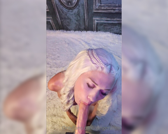 Megan  Ginger ASMR aka Gingerasmr OnlyFans - Daenerys Targaryen Bends The Knee (Bonus Video)