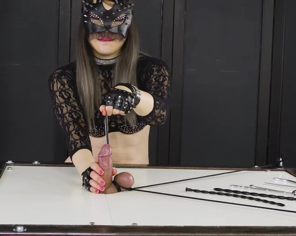 House Of Era - Urethral Sounding And Ballbusting - Femdom Handjob Era