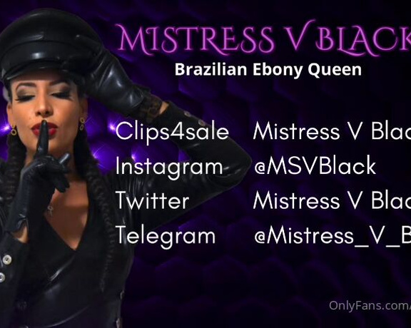 Mistress V Black aka Mistressvblack Onlyfans - You will smell my ass until you run out of air If you want the full video, send a direct message and