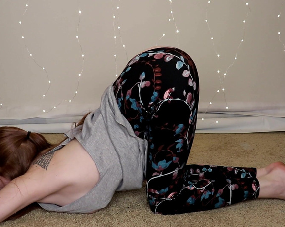 Megan  Ginger ASMR aka Gingerasmr OnlyFans - Yoga routine before bed OnlyFans Edition