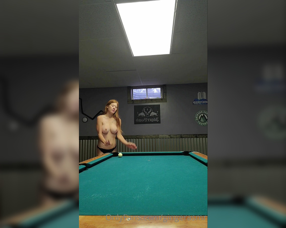 Megan  Ginger ASMR aka Gingerasmr OnlyFans - Playing Strip Pool with me while everyone is asleep