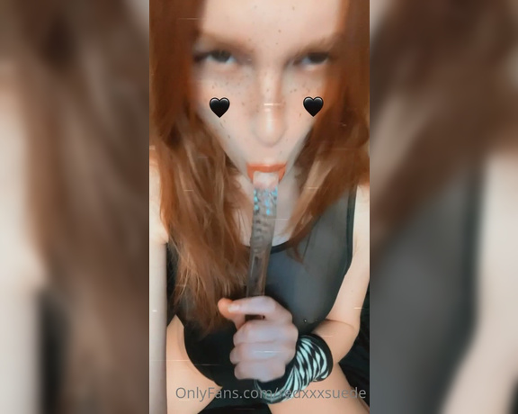 Zoe Strawberry aka Redxxxsuede OnlyFans - Having some funn pretending my toys are your cock 2