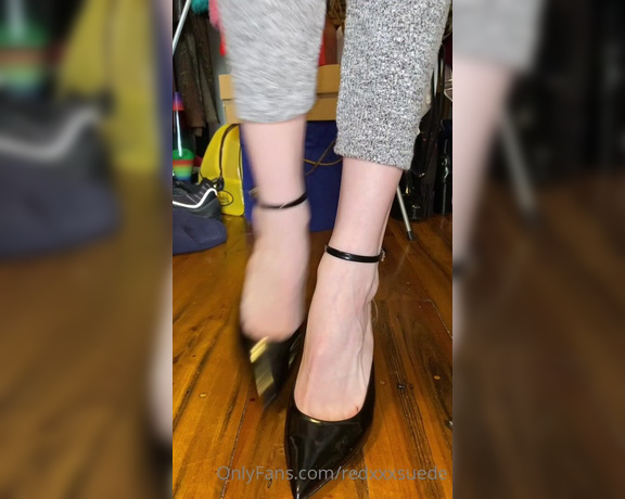 Zoe Strawberry aka Redxxxsuede OnlyFans - Shoe collection part 1 I’ll upload these every Feet Friday Next weeks video will include sound,