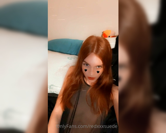 Zoe Strawberry aka Redxxxsuede OnlyFans - Having some funn pretending my toys are your cock 5