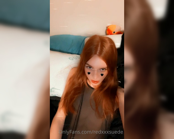 Zoe Strawberry aka Redxxxsuede OnlyFans - Having some funn pretending my toys are your cock 5