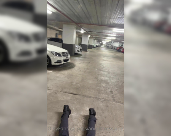 Asian Mistress Jane aka Asianmistressjane OnlyFans - Carpark training