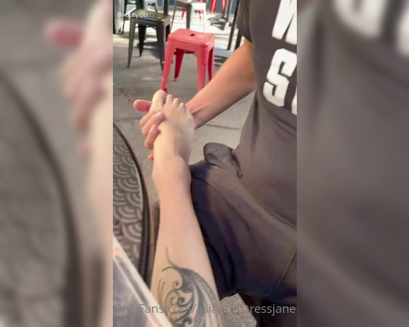 Asian Mistress Jane aka Asianmistressjane OnlyFans - Restaurant Foot massage