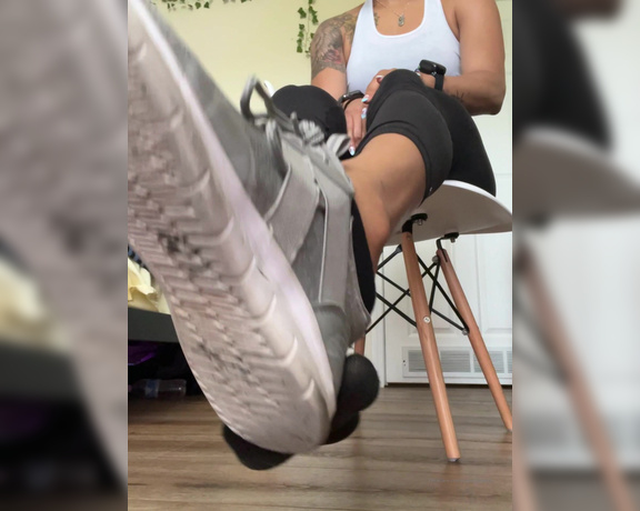 Goddess Coco aka Cocobonsolez OnlyFans - Highly requested video of me coming home from a long workout and taking off my stinky shoes, freei 2