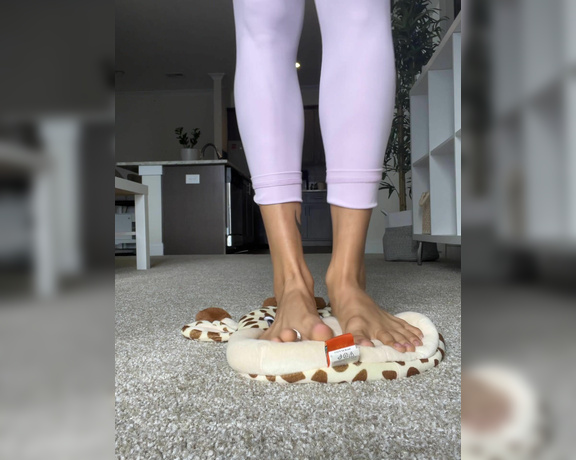 Goddess Coco aka Cocobonsolez OnlyFans - Imagine youre this stuffed giraffe plushy and Im stepping all over your face My toes curling an 2