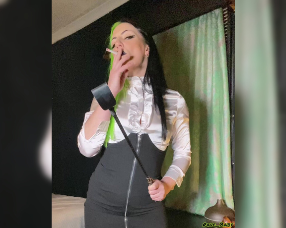 Rave Baby aka Smokinggoddess OnlyFans - SMOKING MOMMY Mommy is going to give you a lesson with my crop for being so naughty and uses