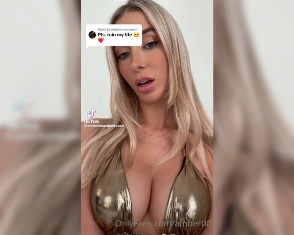 Goddess Amber aka Amber00 OnlyFans - I’m choosing random comments on my Tik Tok to make video responses! Go comment on my Tik Tok and I