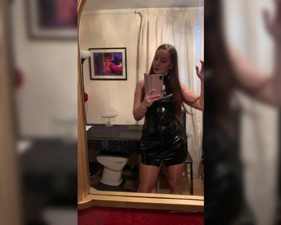 Lady Annabelle aka Lady__annabelle OnlyFans - PVC and nylons kind of day
