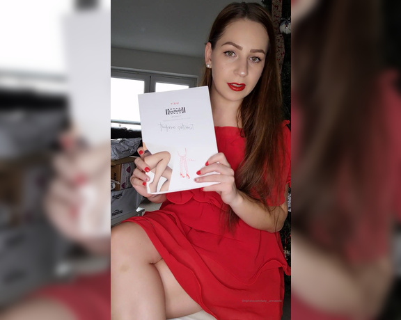 Lady Annabelle aka Lady__annabelle OnlyFans - Hello My boys Here is the first clip with all the gifts I received until now Thank you everyone