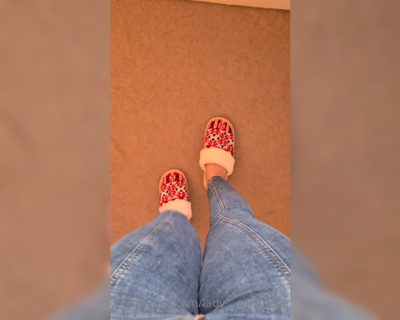 Lady Annabelle aka Lady__annabelle OnlyFans - Oh forgot to show you My new slippers ,and I will give you a treat and show you My feet too