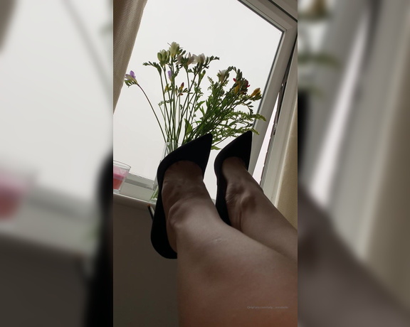 Lady Annabelle aka Lady__annabelle OnlyFans - High heels in the morning