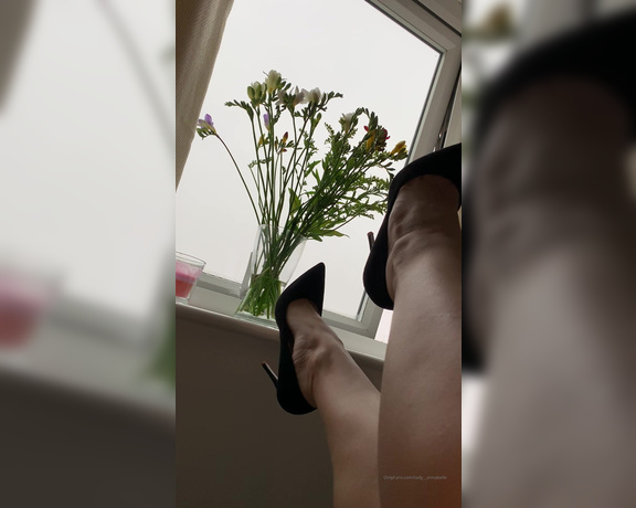 Lady Annabelle aka Lady__annabelle OnlyFans - High heels in the morning