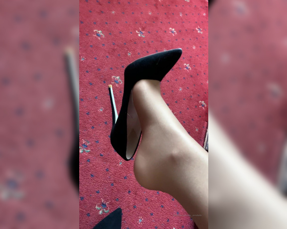 Lady Annabelle aka Lady__annabelle OnlyFans - Nylons, feet and heels  How can you not love that