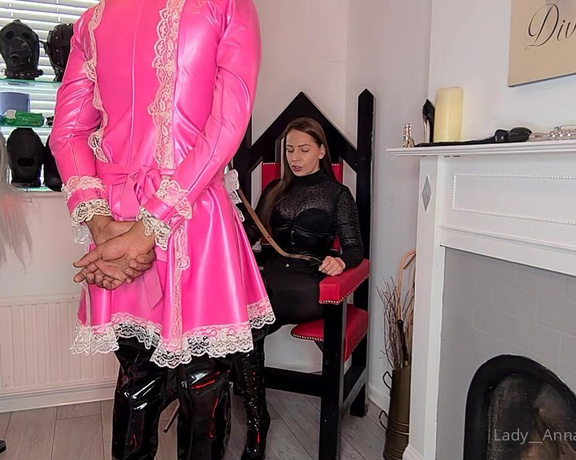 Lady Annabelle aka Lady__annabelle OnlyFans - Shine My boots and suck My cock, sissy bitch