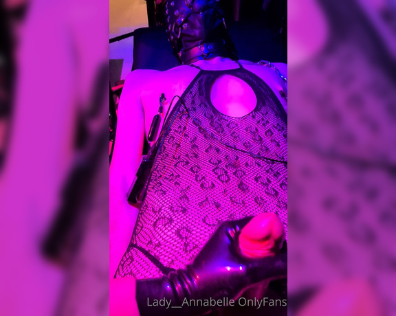 Lady Annabelle aka Lady__annabelle OnlyFans - Being in My presence is not easy at all Vibrating butt plug in, vibrating nipple clamps on, a body