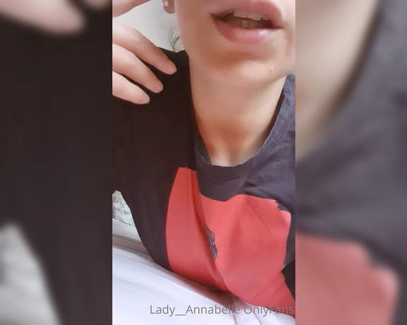 Lady Annabelle aka Lady__annabelle OnlyFans - I want you to be My spit bucket