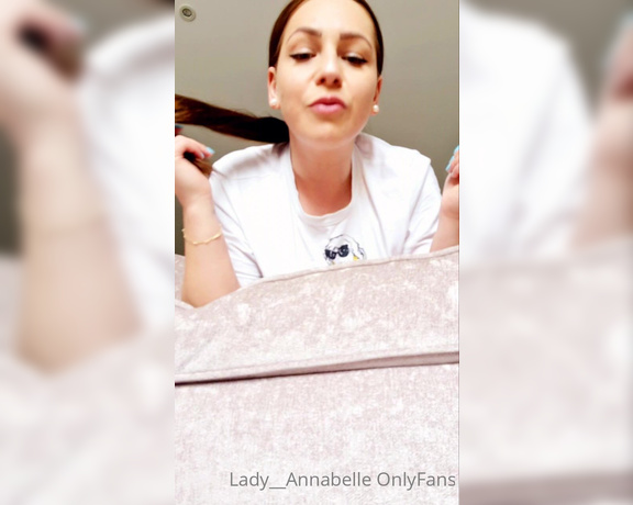 Lady Annabelle aka Lady__annabelle OnlyFans - Good morning My spit bucket