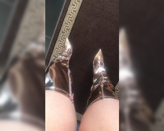 Lady Annabelle aka Lady__annabelle OnlyFans - My shiny boots will make you weak