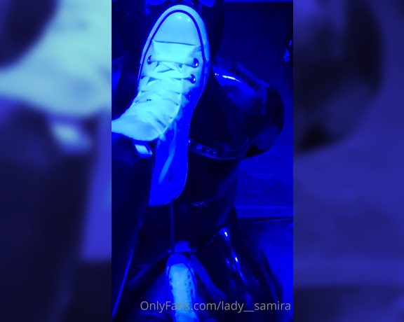 Lady Samira aka Lady__samira OnlyFans - Do you love Chucks in combination with latex also like me Little present for my Chucks lovers  2