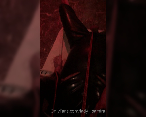 Lady Samira aka Lady__samira OnlyFans - #slavetraining #feet #nippletorture #sub #rubber #spitting #bdsm #fetishes #femaledominance #mistres