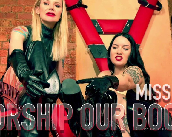 Lady_Phoenix aka Ladyphoenix_ldn OnlyFans - NEW CLIP! WORSHIP OUR BOOTS Miss May and I have decided that theres only one place for youdown