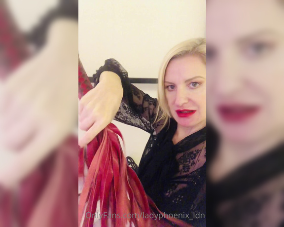 Lady_Phoenix aka Ladyphoenix_ldn OnlyFans - And as if by magic I’m now in my second hotel room of the day, displaying my array of floggers ready