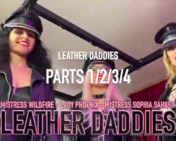 Lady_Phoenix aka Ladyphoenix_ldn OnlyFans - CLASSIC CLIP!!! LEATHER DADDIES #2 Getting into gear for some pegging action with Mistress Wildfire,