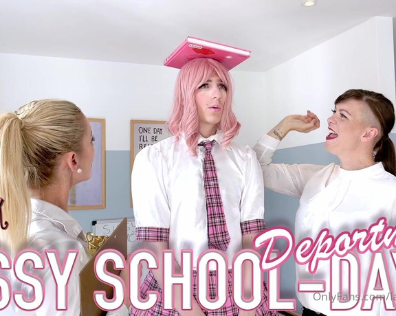 Lady_Phoenix aka Ladyphoenix_ldn OnlyFans - NEW CLIP! SISSY SCHOOL DAY 3 DEPORTMENT Rosie’s posture has much to be desired, so strict discipli 2