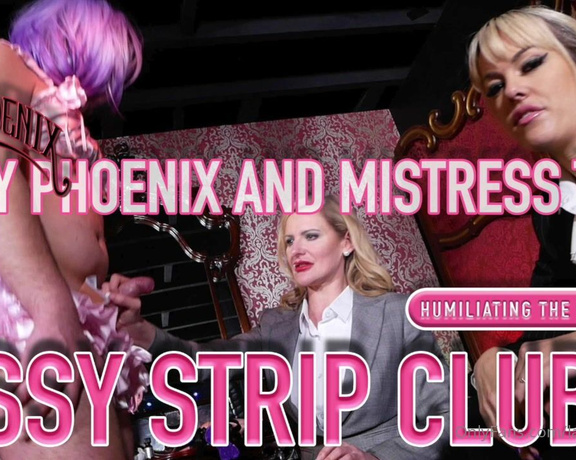 Lady_Phoenix aka Ladyphoenix_ldn OnlyFans - NEW MOVIE!!! SISSY STRIP CLUB #1 It was all quiet at the sissy strip club until these two loud, lasc