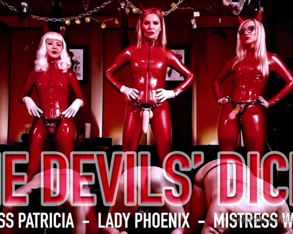 Lady_Phoenix aka Ladyphoenix_ldn OnlyFans - NEW CLIP!!! THE DEVILS DICKS #3 The three blonde Devils don their strap ons and fuck their sinful