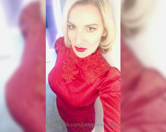 Lady_Phoenix aka Ladyphoenix_ldn OnlyFans - RUBY TUESDAY What do you think of this magnificent red satin dress A friend who is a very talented