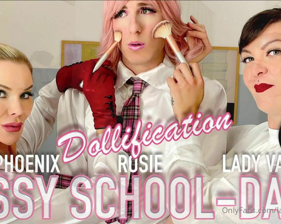 Lady_Phoenix aka Ladyphoenix_ldn OnlyFans - NEW CLIP! SISSY SCHOOL DAY #1 DOLLIFICATION Its Rosies first day at Sissy School with strict but