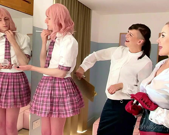 Lady_Phoenix aka Ladyphoenix_ldn OnlyFans - NEW CLIP! SISSY SCHOOL DAY #1 DOLLIFICATION Its Rosies first day at Sissy School with strict but