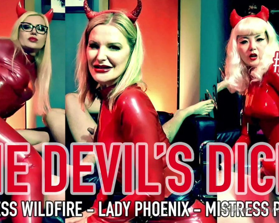 Lady_Phoenix aka Ladyphoenix_ldn OnlyFans - NEW CLIP!!! THE DEVILS DICKS #1 Its hot in Hell when its full of red latex clad blonde devils