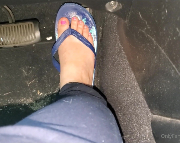 Lisa ASMR aka Lisaasmr OnlyFans - Oily Feet Flip Flop Driving Custom