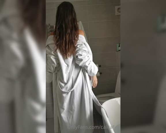 Calita Fire aka Calitafire OnlyFans - Just a sexy little bathroom moment