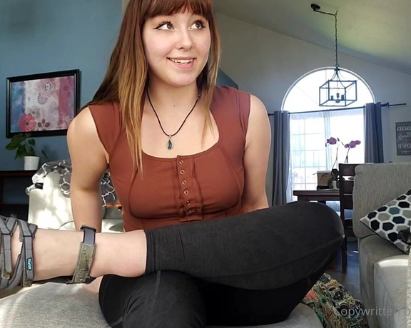 Neko Waifu aka Nekonymphe OnlyFans - Girl next door domination stinky foot stool video!