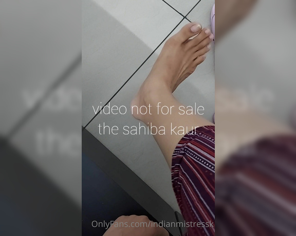 Sahiba Kaur indian mistress aka Indianmistressk OnlyFans - Look at your Malkins Rough,Nude Feet and No pedi from last 2 months what a humiliation see my