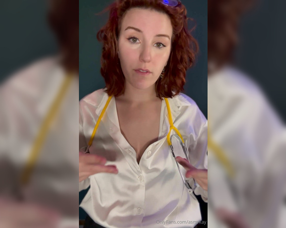 Kay aka Asmrkay OnlyFans - STRIPPING CRANIAL NERVE EXAM ASMR Checking that all your cranial nerves are in order while I tease