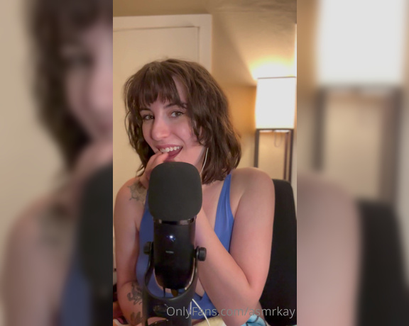 Kay aka Asmrkay OnlyFans - Tip for the full 10 minutes of topless ASMR mouth sounds