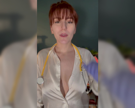 Kay aka Asmrkay OnlyFans - Nurse Training Exam Giving you a medical exam while training the new nurse