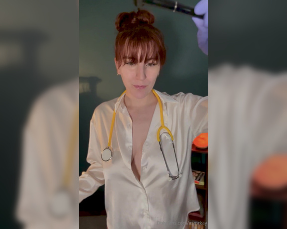 Kay aka Asmrkay OnlyFans - Nurse Training Exam Giving you a medical exam while training the new nurse