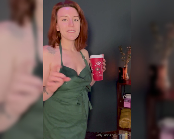 Kay aka Asmrkay OnlyFans - The New Naked Barista Makes You a Coffee She cant wait for you to cum again soon