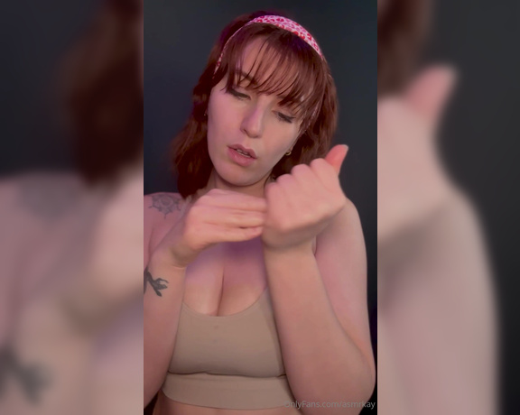 Kay aka Asmrkay OnlyFans - ASMR Lotioning My Tits did you see the naughter version of this where I started squirting milk every