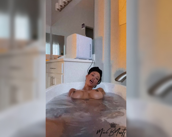 Miss B. Nasty aka Missbnasty OnlyFans - I just got home from the gym, I wish you could join me in this tub and help me rub this nut out Wha